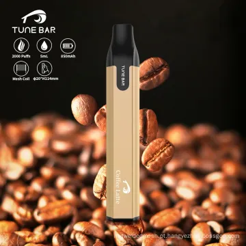 Vape de cigarro eletrônico com sabor de café em forma de apito